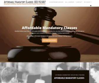 Affordablemandatoryclasses.com(Affordable Mandatory Classes) Screenshot