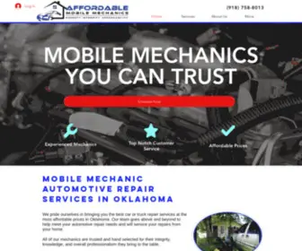 Affordablemobilemechanics.net(Mobile Auto Repair in Oklahoma) Screenshot