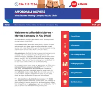 Affordablemoversuae.com(Movers in Abu Dhabi) Screenshot