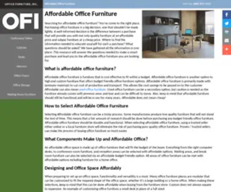 Affordableoffice.furniture(The Affordable Office Furniture guide) Screenshot