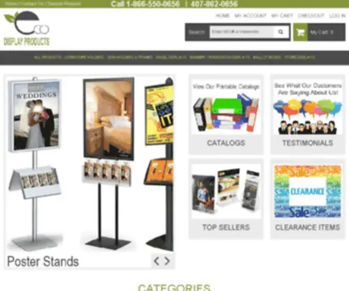 Affordablepackagingproducts.com(Brochure holders) Screenshot