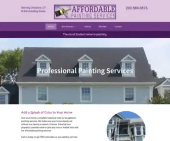 Affordablepaintingct.com(Affordable Painting Services) Screenshot