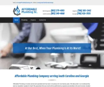 Affordableplumbing.info(Affordable Plumbing Company) Screenshot