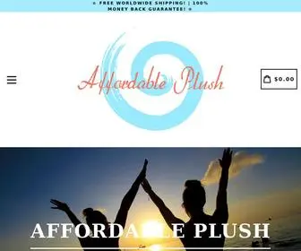 Affordableplush.com(Affordable Plush) Screenshot