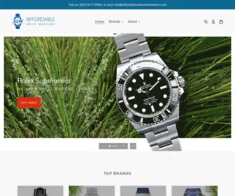 Affordableswisswatchesinc.com(Home of Affordable Luxury Swiss Watches) Screenshot