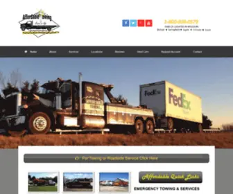 Affordabletowingservice.com(Affordable Towing) Screenshot