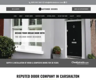 Affordedoors.com(Afforde doors) Screenshot