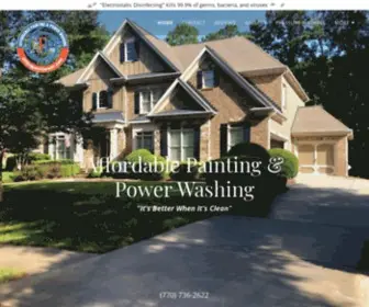 Affordpaintpower.com(Top Atlanta Pressure Washing and House Painter) Screenshot