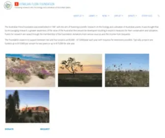 AFF.org.au(Fostering research into the biology and cultivation of Australian plants) Screenshot