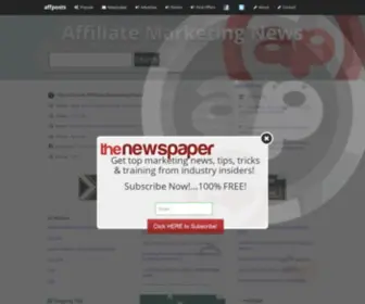 Affposts.com(Affiliate Marketing News) Screenshot