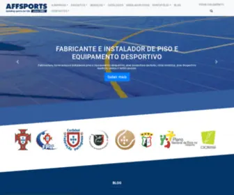 Affsports.pt(Fornecedor e instalador de Piso e Equipamento Desportivo) Screenshot