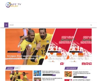 Afftvvolei.com.br(Início) Screenshot