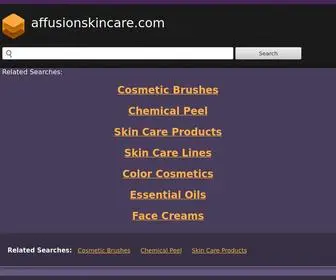 Affusionskincare.com(affusionskincare) Screenshot