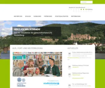AFG-Heidelberg.de(Akademie für Gesundheitsberufe Heidelberg) Screenshot
