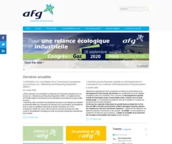 Afgaz.fr(L'Association Française du Gaz) Screenshot