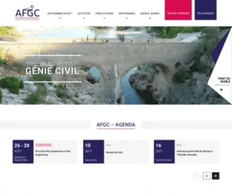 AFGC.asso.fr(Accueil) Screenshot