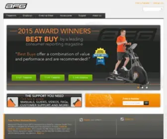 Afgfitness.com(Treadmills, Elliptical Machines & Exercise Bikes) Screenshot