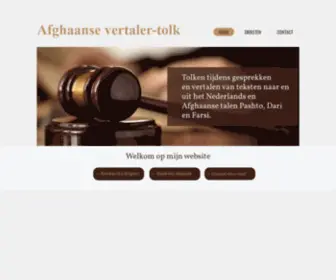 Afghaanse-Tolk.be(Vertalen en tolken van afghaans talen farsi) Screenshot