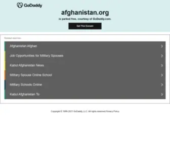 Afghanistan.org(Afghanistan Peace Organization) Screenshot