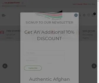 Afghanonlineshopping.com(100% Genuine Afghan Products) Screenshot