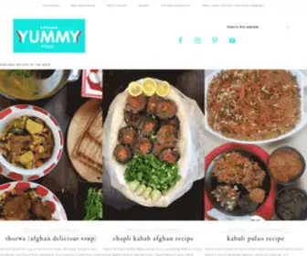 Afghanyummyfood.com(Afghan Yummy Food) Screenshot