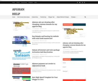 Afghelp.com(AFGHAN HELP) Screenshot