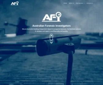 Afi-AU.com(Australian Forensic Investigators) Screenshot