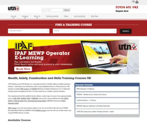 Afi-Training.co.uk(IPAF and PASMA Training Courses) Screenshot