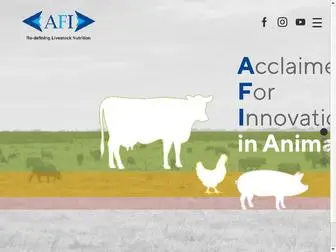 Afiagro.com(AFI offer India's best livestock nutrition and) Screenshot