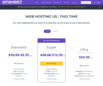 Afiahost.com(Cheapest web hosting with cpanel) Screenshot