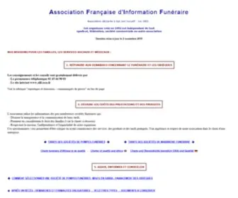 Afif.asso.fr(Aide et information impartiale) Screenshot