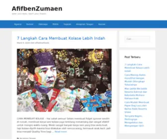 Afifbenzumaen.com(Open your eyes) Screenshot