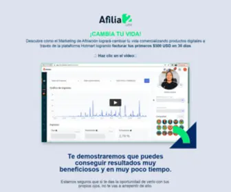 Afilia2Lite.com(Aprende Marketing de Afiliados desde cero paso a paso y genera tus primeros $500USD) Screenshot