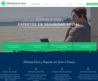 Afiliacionesenlinea.co(Afiliaciones a Seguridad Social para Independientes en Medellin) Screenshot