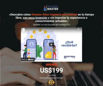 Afiliado-Master.com(Inicia un negocio rentable vendiendo productos digitales como afiliado) Screenshot