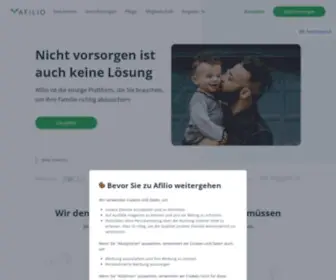 Afilio.de(Sorgen Sie einfach online vor) Screenshot