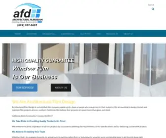 Afilmdesign.com(Architectural Film Design) Screenshot