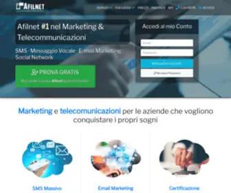 Afilnet.it(Leader negli SMS di massa online e negli SMS di massa per PC) Screenshot