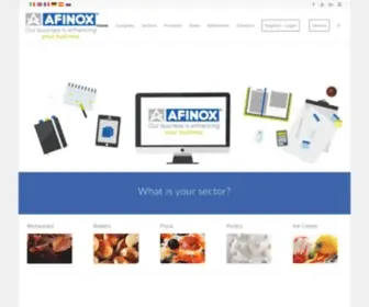 Afinox.com(Abbattitori, surgelatori, armadi refrigerati, vetrine drop in) Screenshot