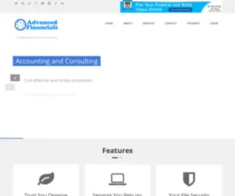 Afinsys.com(Advanced Financials) Screenshot