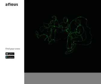 Afious.com(Find your crew) Screenshot