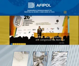 Afipol.org.br(Associação Brasileira dos Produtores de Fibras Poliolefínicas) Screenshot