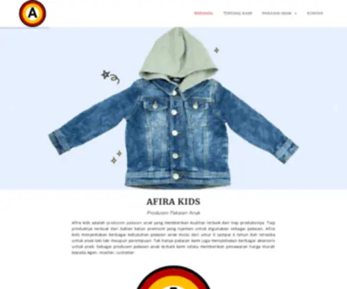 Afirakids.com(Produsen Pakaian Anak Premium Harga Murah) Screenshot