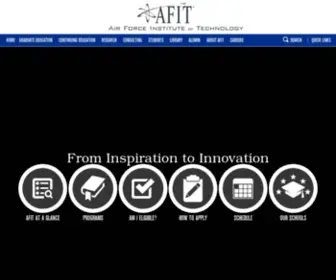 Afit.edu(The Air Force Institute of Technology) Screenshot