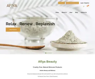 Afiyabeauty.com(Afiya Beauty) Screenshot