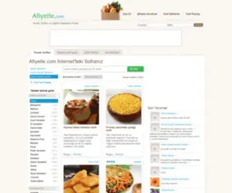 Afiyetle.com(Denenmiş yemek tarifleri) Screenshot