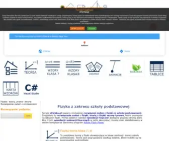 Afizyka.pl(Fizyka szkoła podstawowa) Screenshot