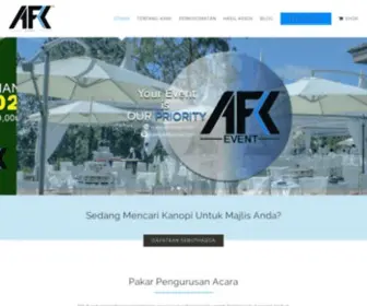 Afkanopi.com(Dapatkan Pakej Khemah Kahwin Kanopi) Screenshot