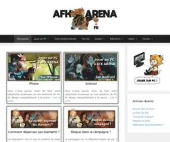 Afkarena.fr(AFK Arena.fr) Screenshot