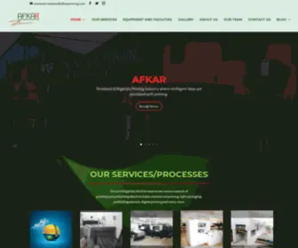 Afkarprintsng.com(Afkar Printing And Publishing Company) Screenshot